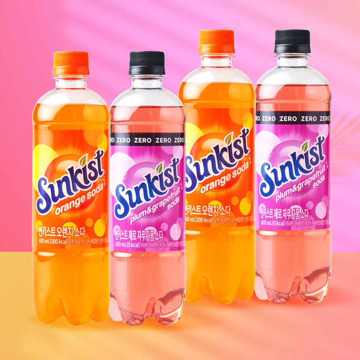 썬키스트 제로 자두자몽 600ml 24개