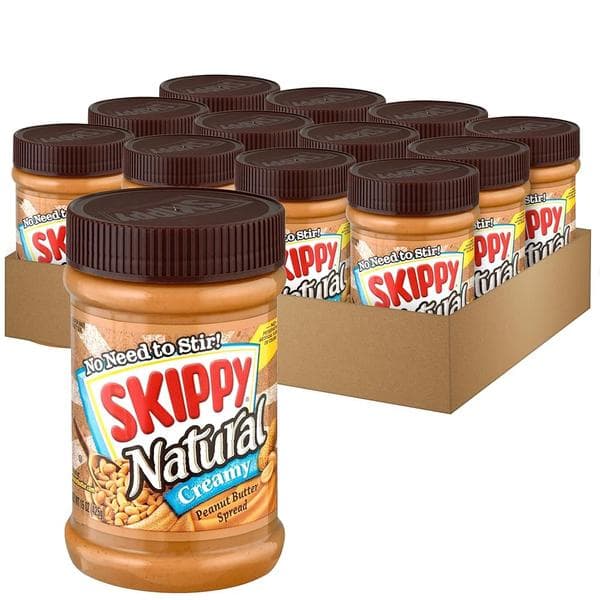 스키피 내추럴 크리미 피넛버터 425g 12팩
