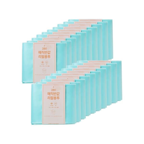 롯데온) 매직캔 호환 리필봉투 280 30개 29600원