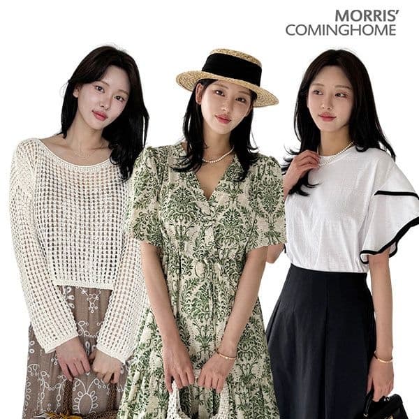 롯데온)네츄럴 패턴 루즈핏 원피스 24,810원 무배