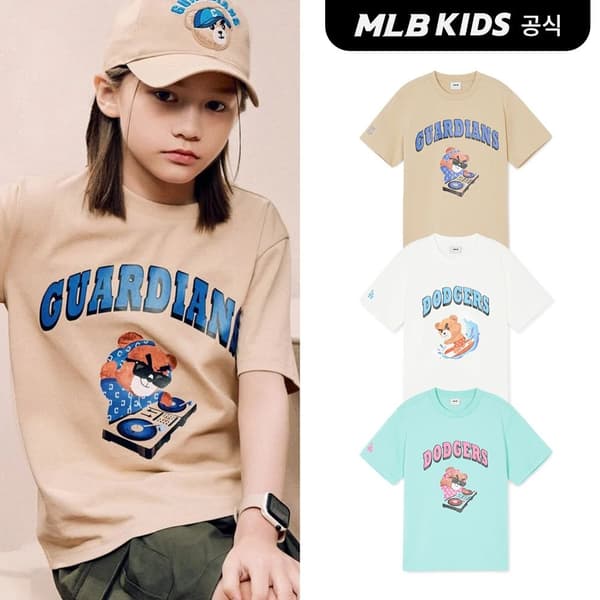 롯데온) MLB - 24SS 메가베어 그 래픽 반팔 티셔츠 / 22,720원