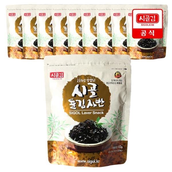 알리)시골 돌김자반 40g 10봉 11,687원 초핫딜