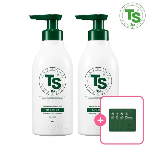 롯데온) TS샴푸 신제품 TS 맥스 딥케어 샴푸 500g 2개 22,800원 무배