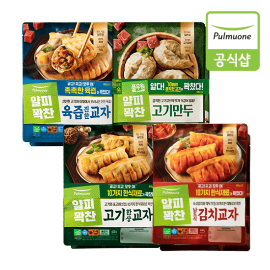 톡딜) 풀무원 얇은피만두 12봉 골라담기 33,387원