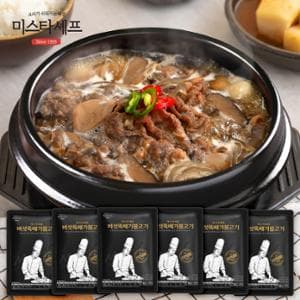 동원몰) 미스타셰프 뚝배기 불고기 400g × 6개 ㅡ 21,340원