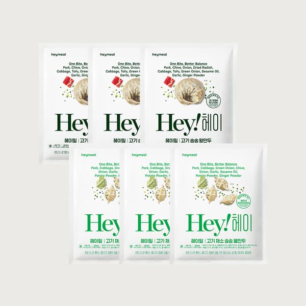 네이버쇼핑) 헤이밀 왕만두 / 물만두 6팩 41% 할인 (23,500원 무배)