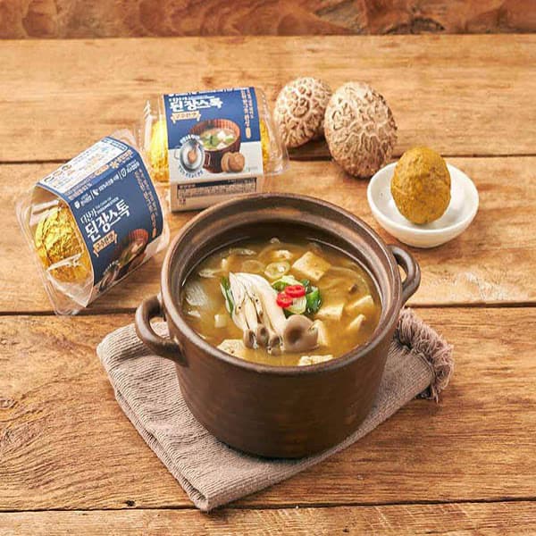 우체국쇼핑 한신조미된장 된장스톡 구수한맛3알+얼큰한맛3알 6,930원