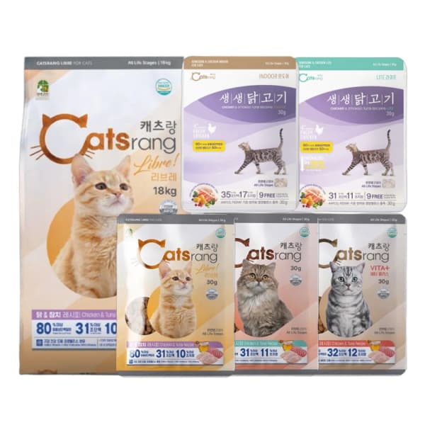 알리) 캐츠랑 전연령 고양이 사료 18.15kg 무배 32308원