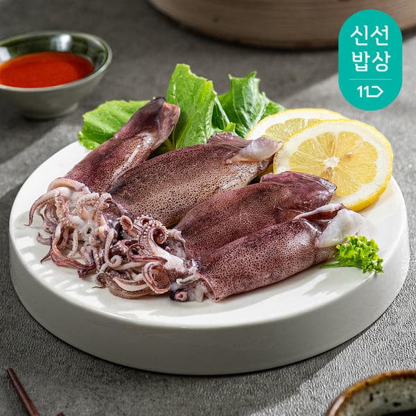 11st) 자연산 통 한치 오징어 500g 2 10,720원 무배