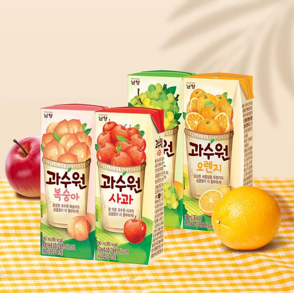 11번가) 남양 과수원 190ml 4종 24+24팩 골라담기 13,000원 무배