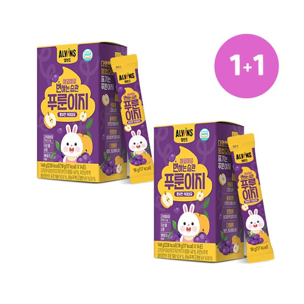 공홈) 푸룬이지 스틱 14포×2개(총28포) 11,000원 (개당 392원)