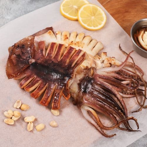 공영쇼핑) 구룡포 반건조오징어 10미 대 사이즈 1.3kg 27,920원 무배