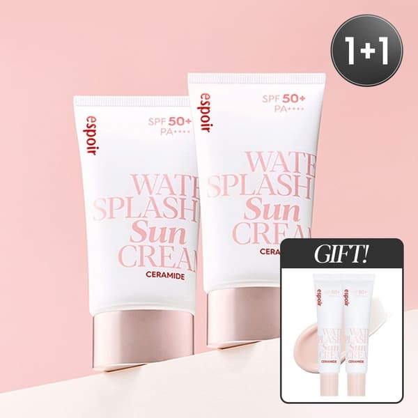 롯데온) 에스쁘아 워터 스플래쉬 선크림 2개 + 증정2개 15,900원