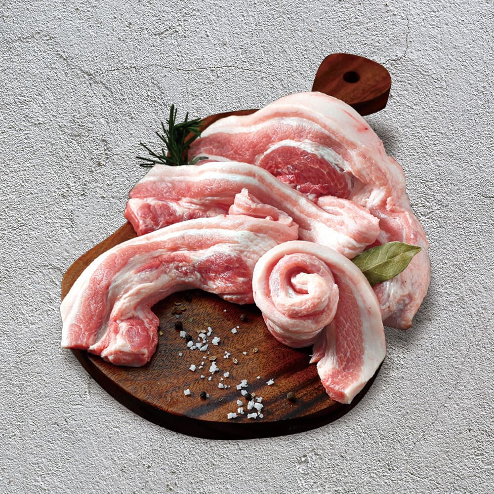 네이버) 국제식품 공식쇼핑몰 국내산 한돈 냉장삼겹살 400g 7,900원(유배)