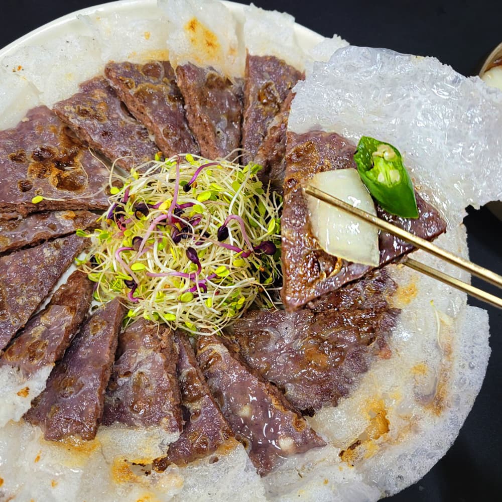 토스/ 한우 수제 빠삭 육전 100g 3,990원 유배