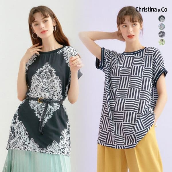 롯데온)튜닉블라우스 4종세트 8,360원 무배