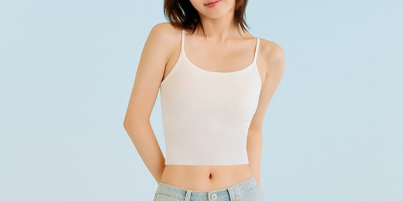 컬리/ 마른파이브 브리즈 모달 캡내장 크롭 브라탑 균일가 핫딜! 9,900원