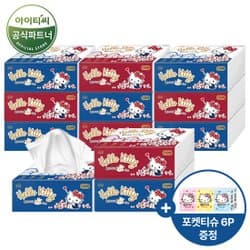 이마트몰)헬로키티 뽑아쓰는 팝업티슈 골드 110매*12개+포켓티슈 6개 1팩 13900원 무배
