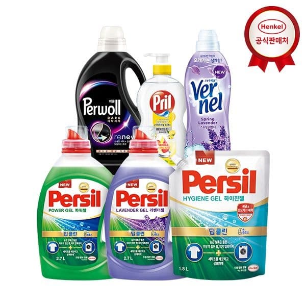 롯데온) 퍼실 딥클린 액체세제 2.7L 2개 + 1.8L 1개 30,580원