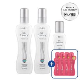 홈앤쇼핑) 실크테라피 헤어에센스 150 ml 2개 + 60ml 1개 + 헤어밀크 3ml 4개 26,694원