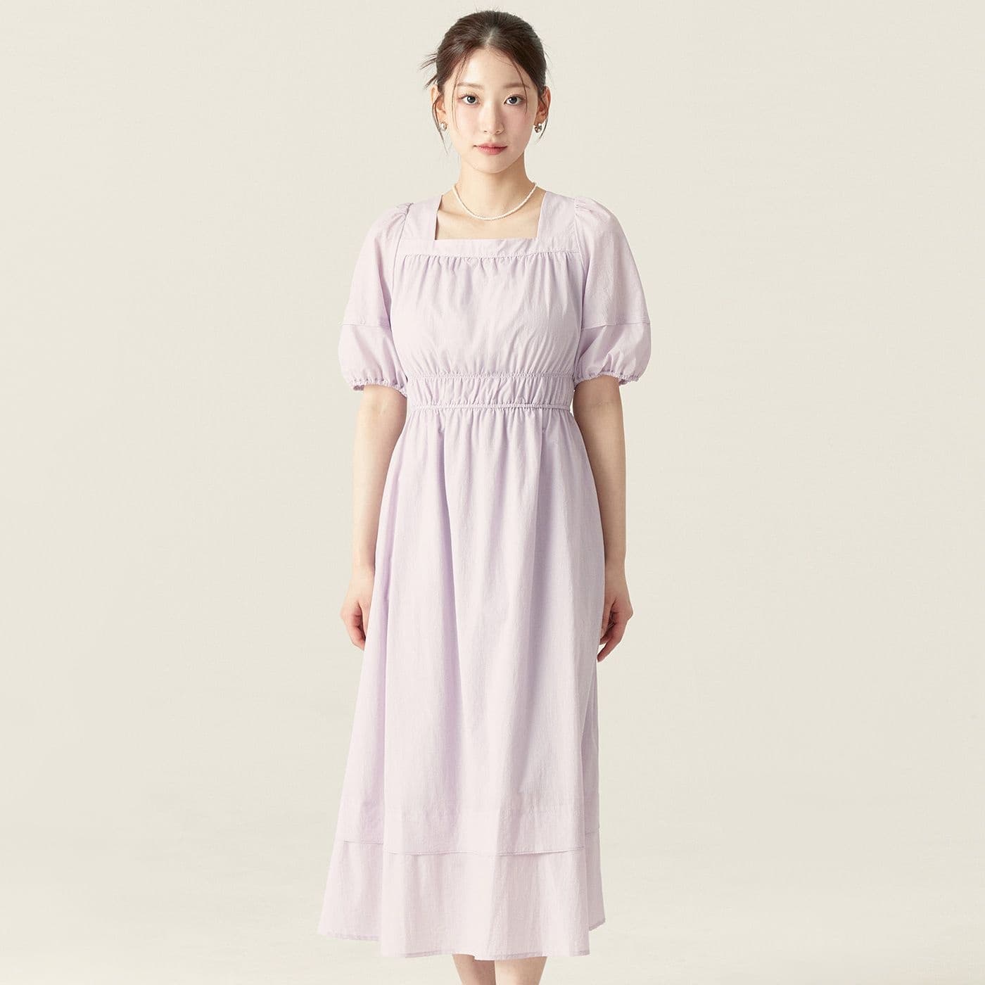 롯데온) 로엠 스모킹 롱 원피스 40,690원