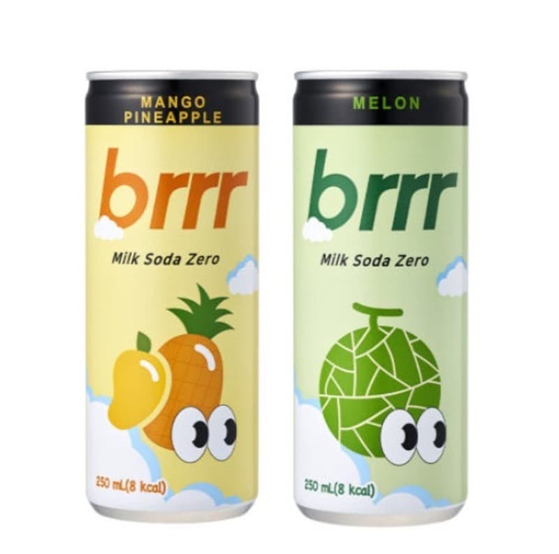 자사몰) 일화 부르르 밀크소다 제로 망고파인애플향 / 메론 250ml X 30캔 8,900원