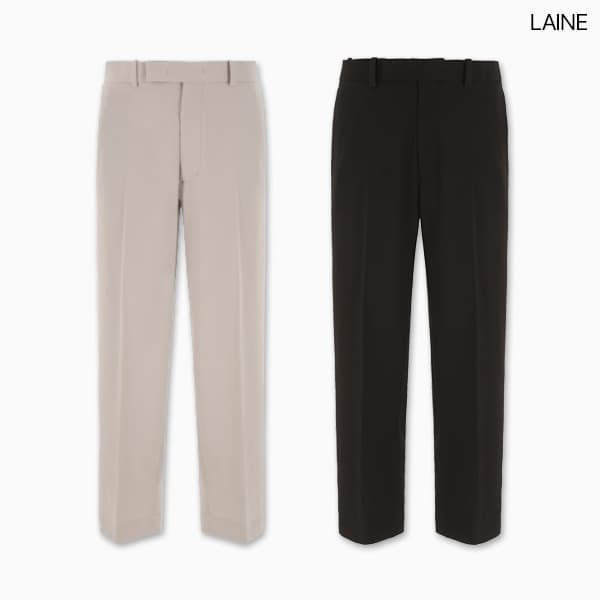 롯데온) LAINE 남성 스트레이트 스판 슬랙스 9,900원