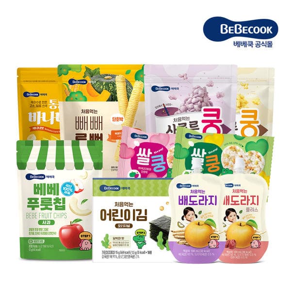 11번가) 베베쿡 오늘의픽! 떡뻥/빼빼롱뻥/배도라지 등 ~77% 할인 (9,220원~ 무배)