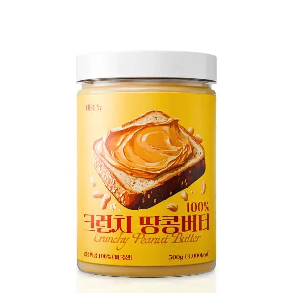 11번가/ 고소한 크런치 땅콩버터 500g 10,900원 무배