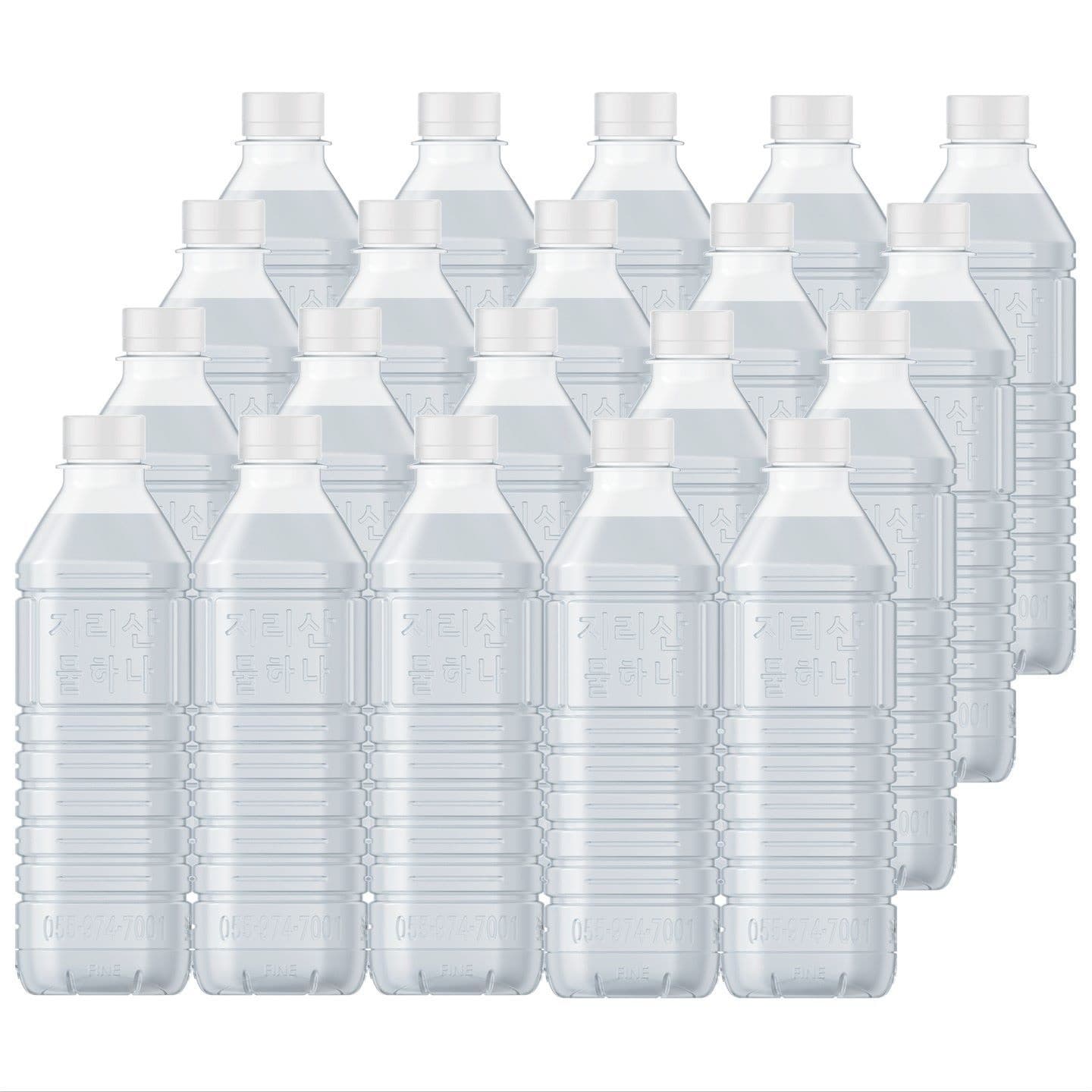 롯데온) 생수 지리산 물하나 무라벨 500ml 80페트 13,920원 무배