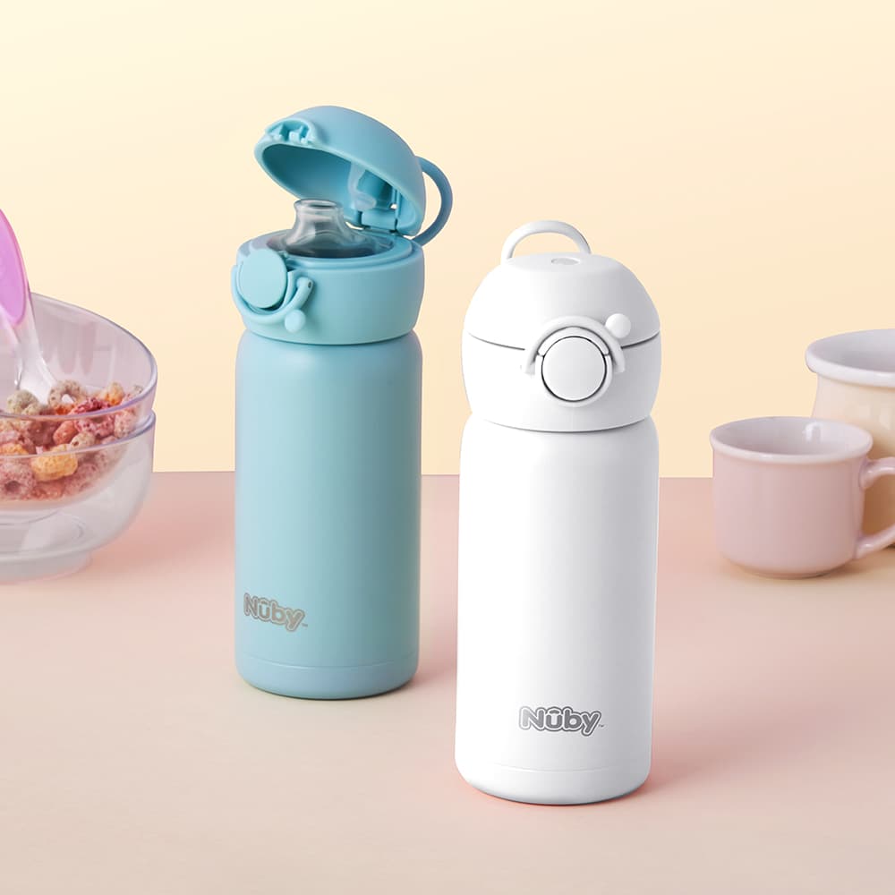 베이비빌리) 누비 스텐 원터치 물병 300ml 2개 33,160원 무배