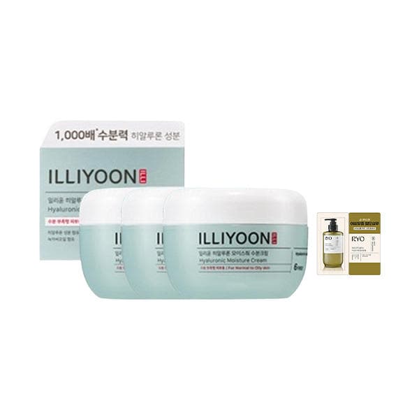 11번가 10분러시예고) 일리윤 히알루론모이스춰 수분크림 100ml 3개+증정 17,900원