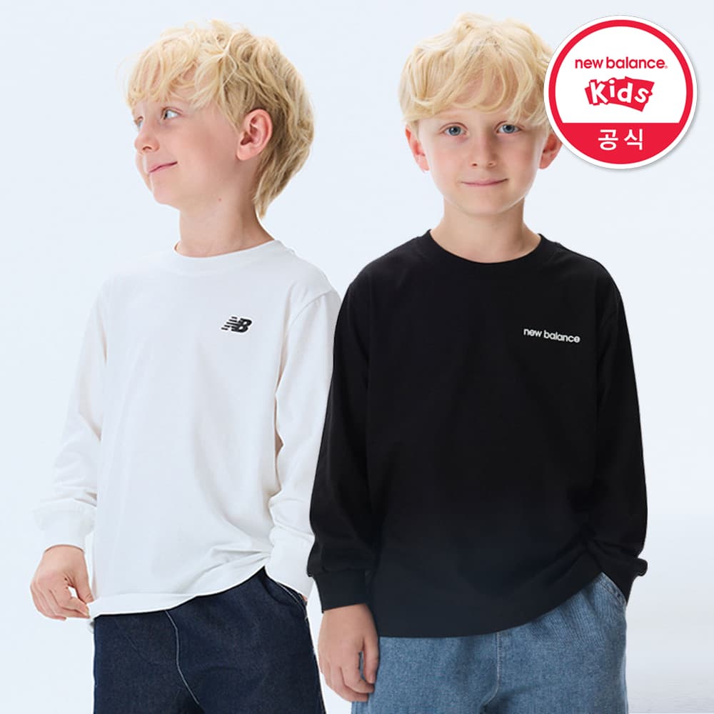키디) 뉴발키즈 BASIC ESSENTIAL 긴팔티 2PACK 29,940원