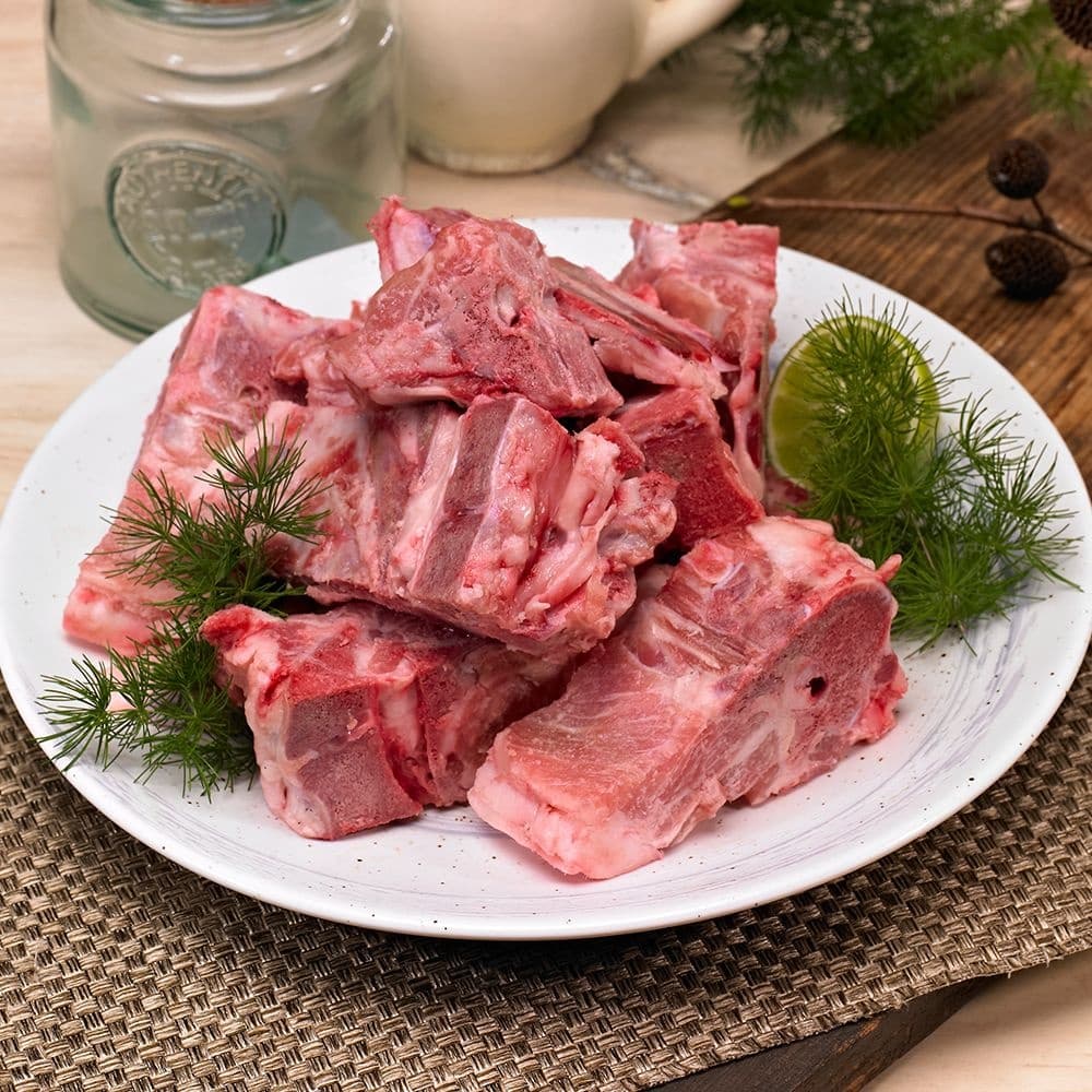 롯데온) 유황한돈 냉동 등뼈 3kg 10730원