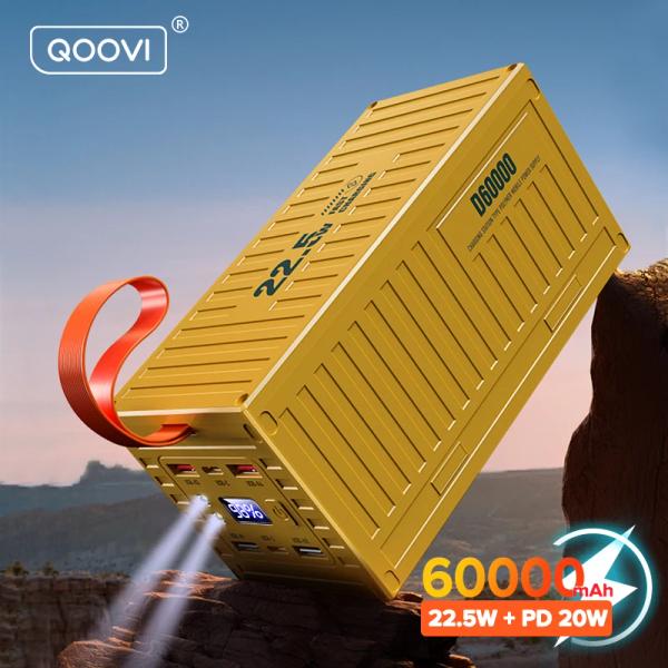 QOOVI 60000mAh 보조배터리($23.94/무료)