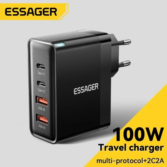 Essager 한국플러그 100W GaN 충전기($8.82/무료)