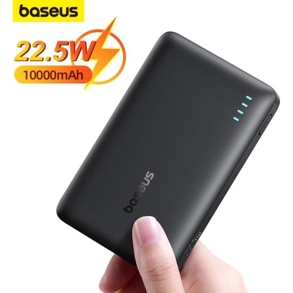 Baseus 22.5W 보조배터리 10000mAh 휴대용 충전기($8.60/무료)