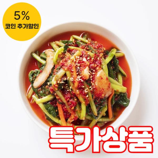 열무,얼갈이김치5kg 29,760원 / 무료배송 갓김치,생포기김치 최대 40% 할인혜택