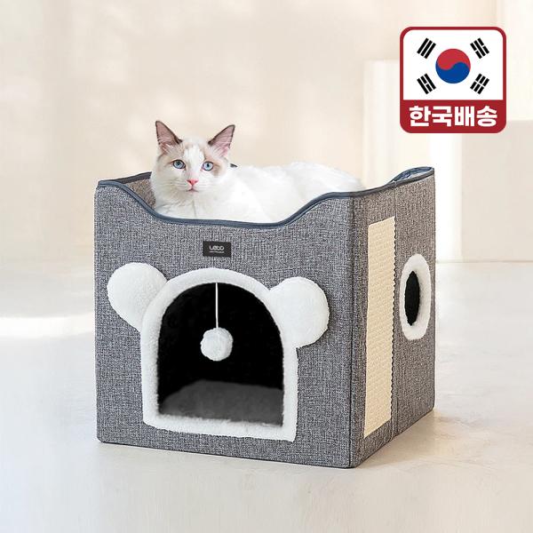 레토 고양이 대형 숨숨집 (7,981원), 스크래쳐 대형 소파터널 (17,385원), 2단 스크래쳐 하우스 (15,188원), 두부모래 40L (16,425원) 등 / 무료