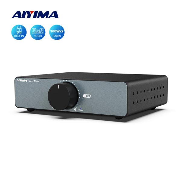 AIYIMA A07 MAX 앰프 홈 오디오 300W X2 TPA3255 클래스 D 파워 스피커 앰프 ($52.51/무료)