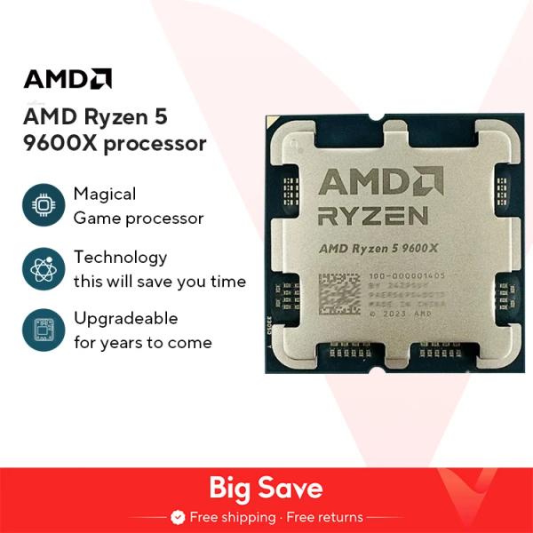 AMD Ryzen 5 9600X 프로세서, 5.4GHz($140.37/무료)4