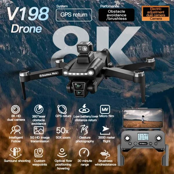 Xiaomi UV 칫솔 면도기 보관 살균기($9.90/무료) , Xiaomi V198GPS Drone ESC 8K Profesional HD 카메라($55.75/무료)