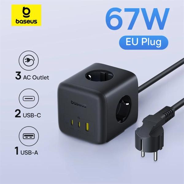 Baseus 67W GaN 고속 충전기($32.99/무료)