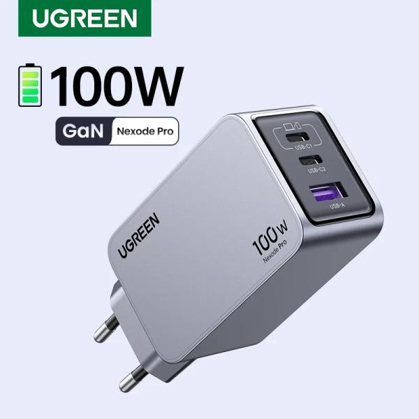 유그린 충전기 특가>유그린 100W GaN 충전기 USB C 멀티 충전기($22.56부터),로봇 GaN 충전기($20.29)