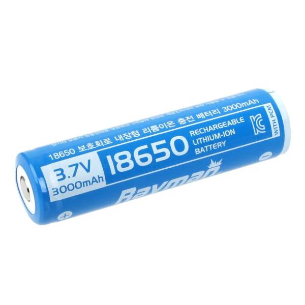 18650충전지 3.7v 3000mAh kc인증 (5720원/3000원) (2개 배송비포함 8970원 한국배송)