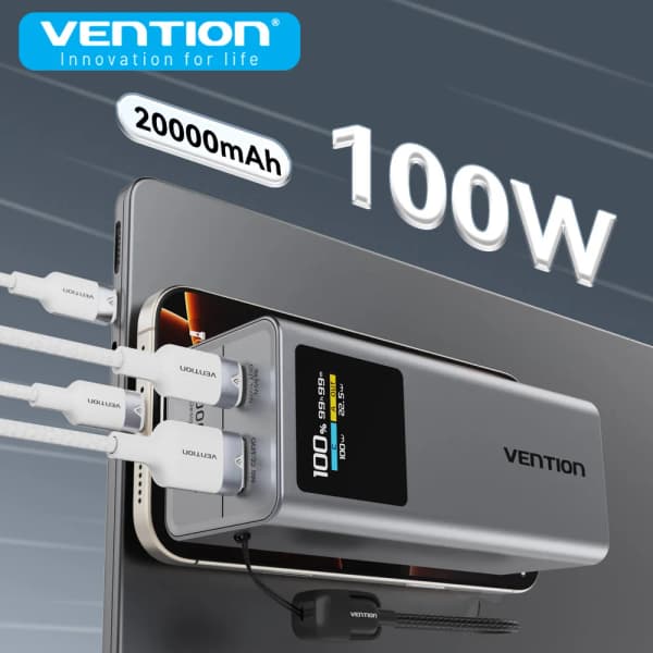 Vention 100W 보조배터리 20000mAh ($20.26 /무료)