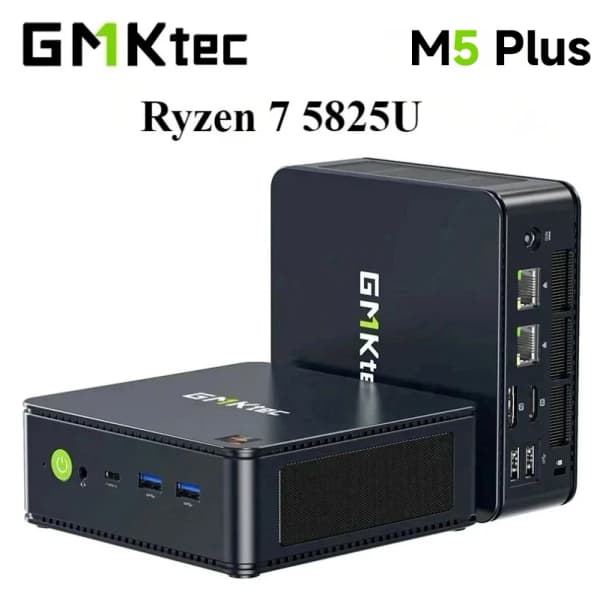 2025 미니 PC 인텔 코어 i9-8950HK($145.14)/GMKtec M5 Plus Ryzen 7 5825U ($156.71)/무료1