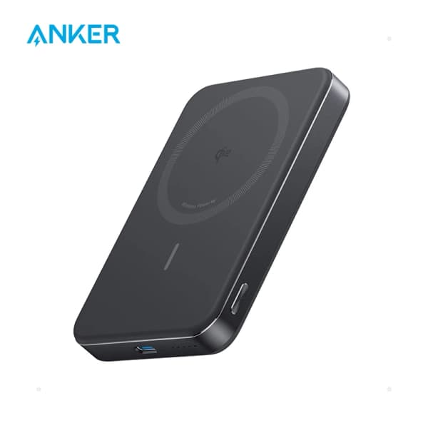 Anker MagGo 보조배터리, 초슬림 10,000mAh 마그네틱 배터리 팩, Qi2 인증, 15W 초고속 MagSafe 호환 휴대용