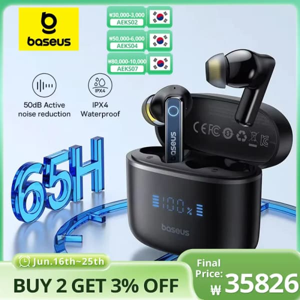 베이스어스 보위 30 무선 이어폰($24/무료)