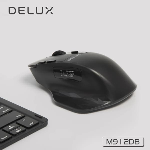 Delux M912DB 인체 공학 무선 마우스 ($11.05/무료)